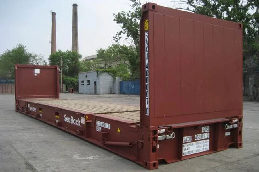 40FT Used Flat Rack Shipping for Sale USA